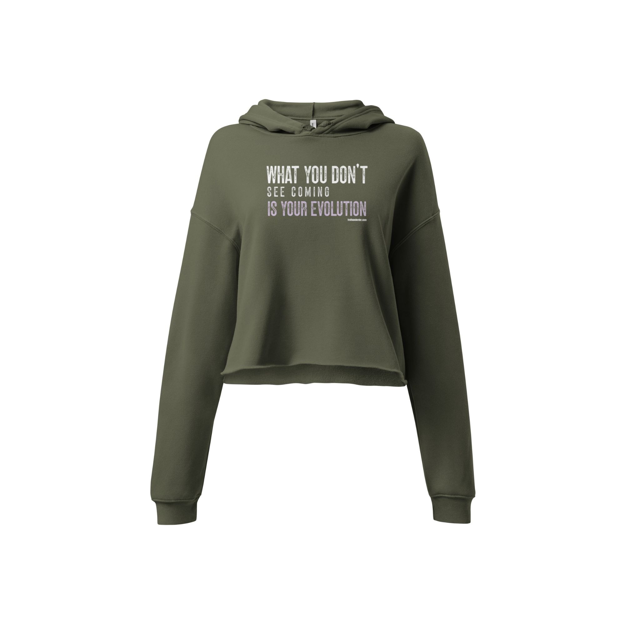 T&O Women's Evolution Crop Hoodie - Image 4